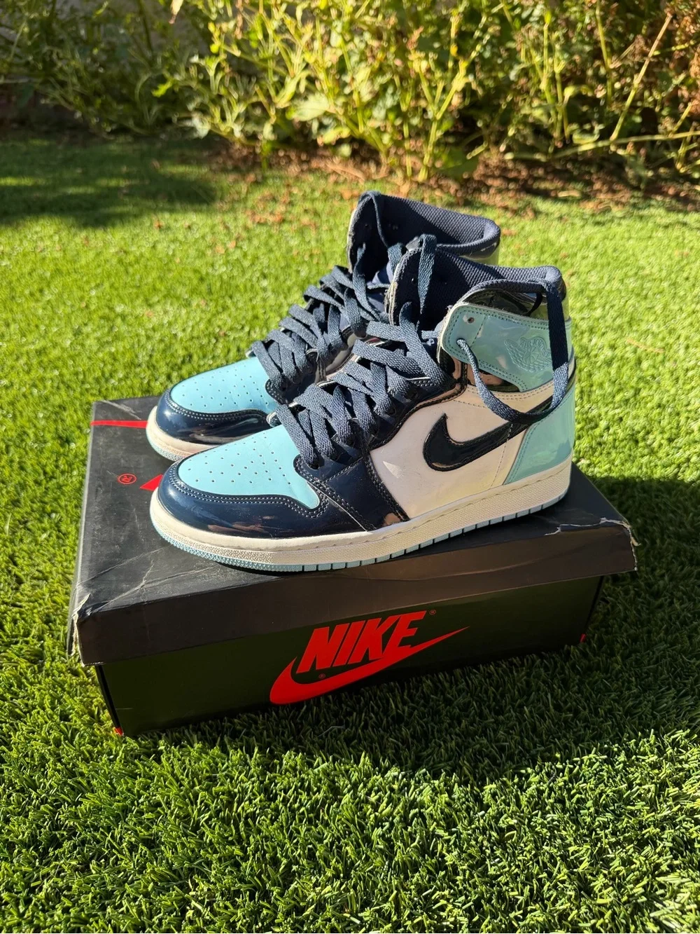Jordan Air Jordan 1 Retro High OG Obsidian Blue Chill White